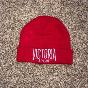 red beanie